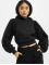 Urban Classics Sweat capuche Ladies Organic Gathering Batwing noir