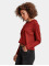Urban Classics Sweat capuche Ladies Cropped Terry rouge