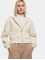 Urban Classics Sweat capuche zippé Ladies Short Oversized beige