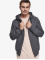 Urban Classics Sweat capuche zippé Blank  gris