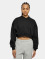 Urban Classics T-paidat Cropped V-Neck musta