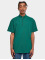 Urban Classics t-shirt Boxy Zip Pique groen