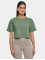 Urban Classics T-Shirt Ladies Short Oversized grün