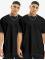 Urban Classics T-shirt Heavy Oversized 2-Pack nero