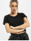 Urban Classics T-Shirt Ladies Cropped Peached Rib Tee noir