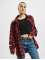 Urban Classics T-Shirt Cropped Button Up Rib noir