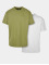 Urban Classics T-shirt Heavy Oversized 2-Pack oliva