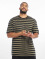 Urban Classics T-Shirt Oversized Yarn Dyed Bold Stripe olive
