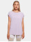 Urban Classics T-Shirt Ladies Modal Extended Shoulder pourpre