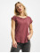 Urban Classics T-Shirt Ladies Long Back Shaped Spray Dye red