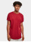 Urban Classics T-Shirt Long Shaped Turnup rot