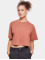 Urban Classics T-Shirt Ladies Short Oversized rouge