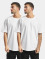 Urban Classics T-Shirty Organic Cotton Curved Oversized 2-Pack bialy