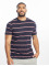 Urban Classics T-Shirty Yarn Dyed Skate Stripe niebieski