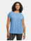 Urban Classics T-Shirty Ladies Modal Extended Shoulder niebieski
