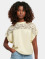 Urban Classics T-skjorter Ladies Short Oversized Lace gul