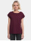 Urban Classics T-skjorter Ladies Extended Shoulder  red