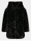 Urban Classics Talvitakit Girls Hooded Teddy Coat musta