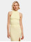 Urban Classics Tank Tops Ladies Short Rib Knit keltainen