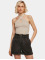 Urban Classics Tanktop Ladies Rib Knit Crossed Neckholder grijs