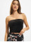 Urban Classics Top Ladies Short Velvet Tube black