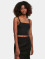 Urban Classics Top Ladies Cropped Knit negro