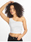 Urban Classics Top Ladies Cropped Asymmetric white