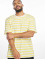 Urban Classics Tričká Oversized Yarn Dyed Bold Stripe žltá