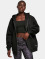 Urban Classics Zip Hoodie Ladies Oversized czarny