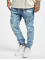 VSCT Clubwear Antifit jeans Noah Cuffed Laces blå