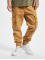 VSCT Clubwear Jean carotte antifit Nick Cuffed Laces Velcro beige