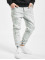 VSCT Clubwear Jean carotte antifit Noah Cuffed Sunfaded Antifit  gris