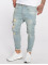 VSCT Clubwear Tynne bukser Keanu Lowcrotch blå
