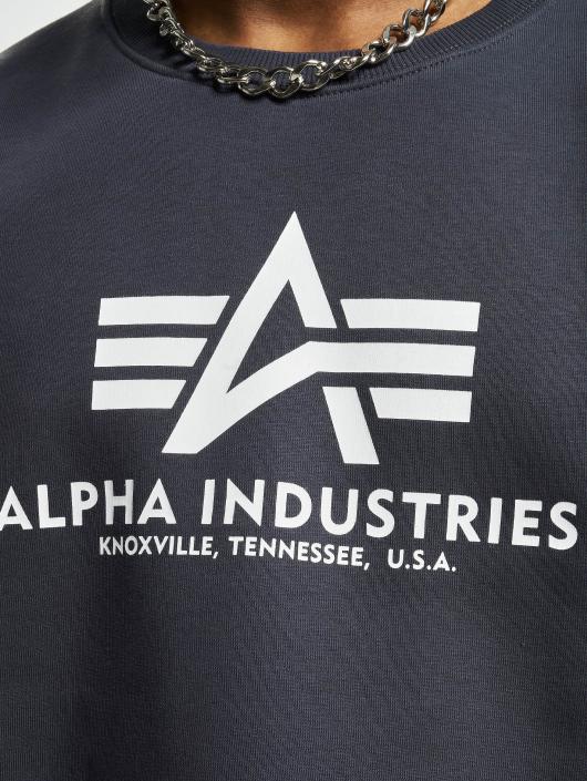 Alpha Industries Pullover Basic blau