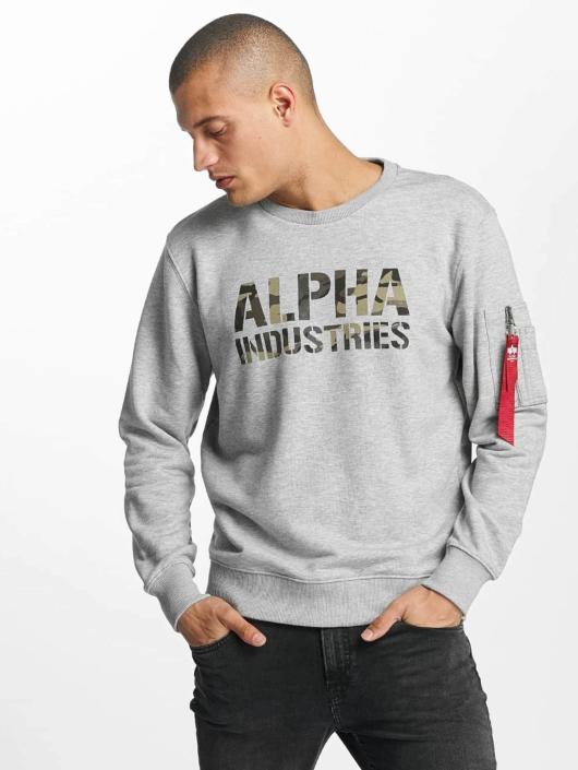 alpha industries camo print sweat