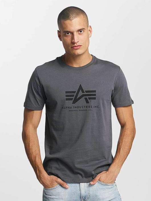 Alpha Industries T-skjorter Basic grå