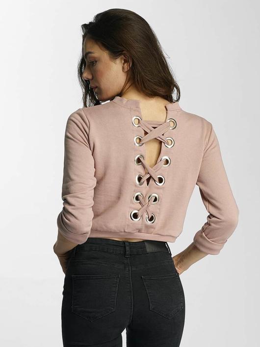 DEF Pullover Lace-up rosa