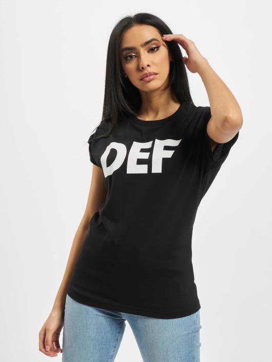 DEF T-Shirt Sizza schwarz