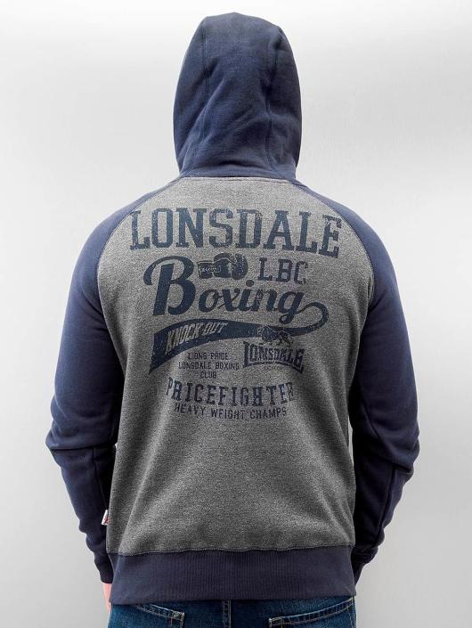 Lonsdale London Sweat capuche zippé Slough bleu