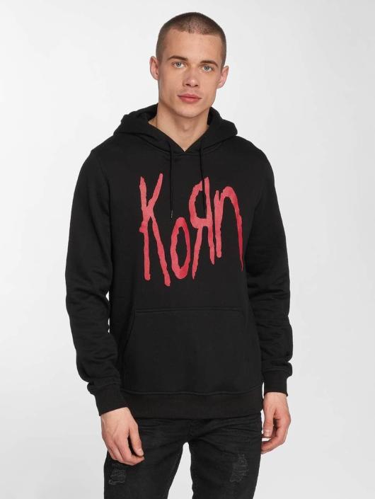 Merchcode Bluzy z kapturem Korn Logo czarny