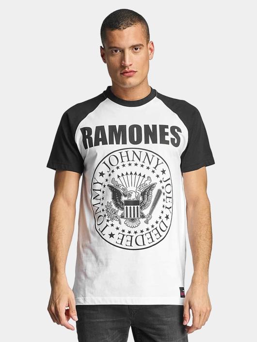 Merchcode T-Shirty Ramones bialy