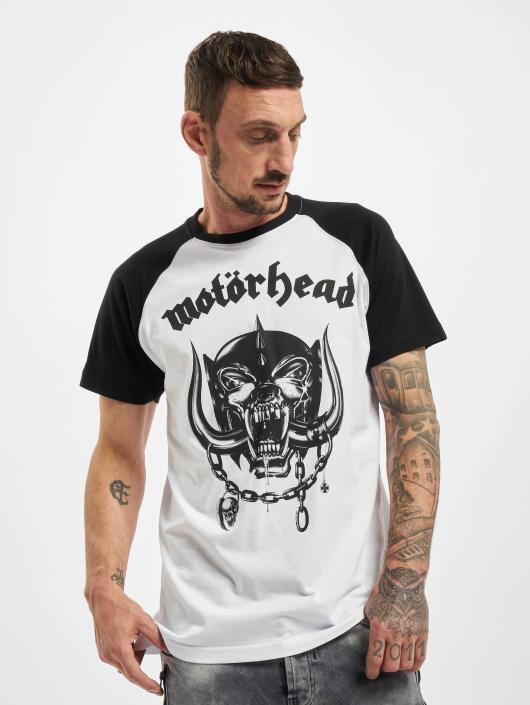 Merchcode T-skjorter Motörhead Everything Louder Raglan hvit