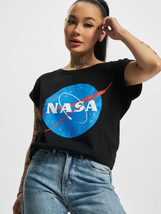 capoc ángulo la carretera Mister Tee Ropa superiór / Camiseta NASA Insignia en negro 435857