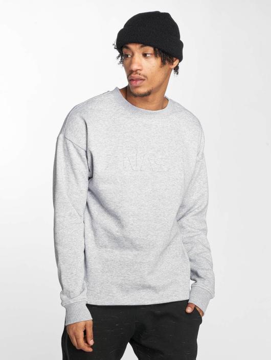 Mister Tee Pullover Embossed NASA Worm grey