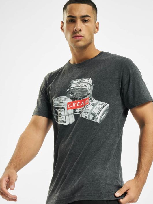 Mister Tee T-Shirt C.R.E.A.M. Bundle gris