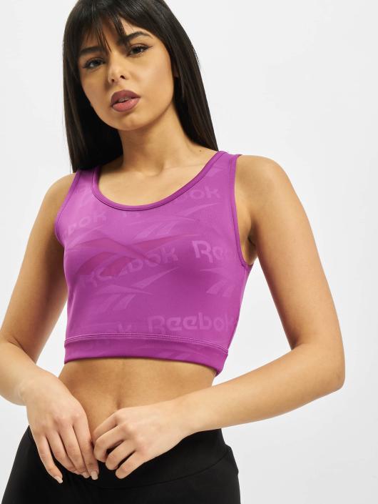 Reebok Top DC Fitness Crop violet