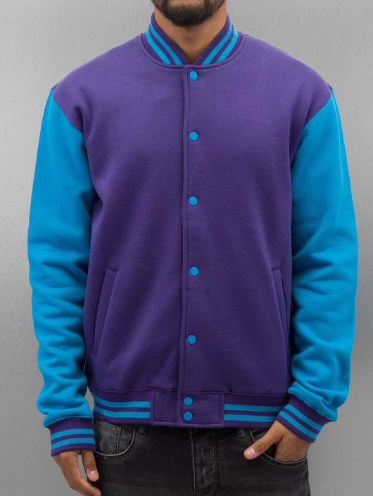 Urban Classics College Jacke 2-Tone College Sweatjacket violet