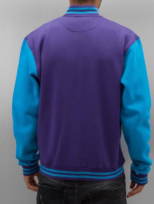 Urban Classics College Jacke 2-Tone College Sweatjacket violet