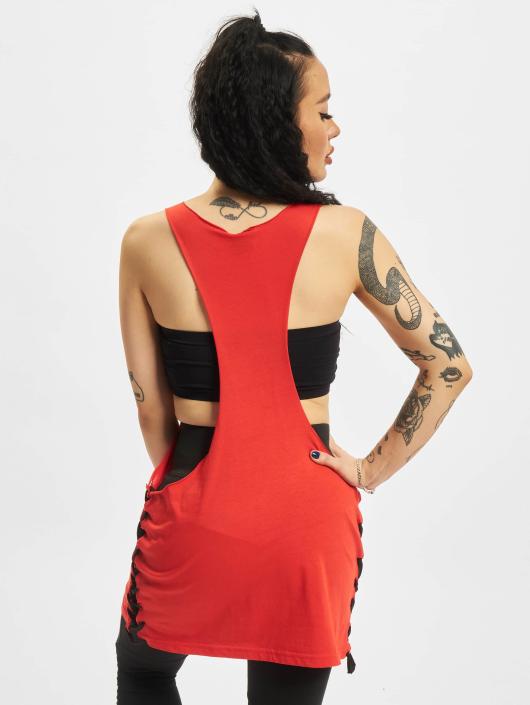 Urban Classics Débardeur Side Knotted rouge