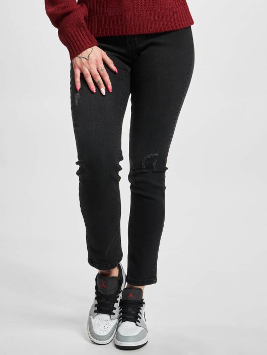 Urban Classics Jean taille haute Ladies High Waist noir
